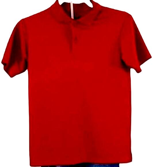 Excellent condition Chaps Boys' Polo Shirt - Size Medium (10/12), Red - Picture 3 of 7